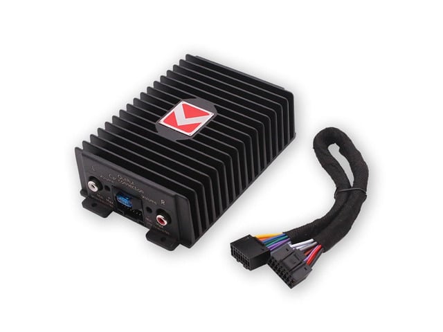 4-Channel Full-Range Amplifier, 80Wx4 Audio Modification Power Amplifier Digital Sound Processor Class A/B for Android Car Player