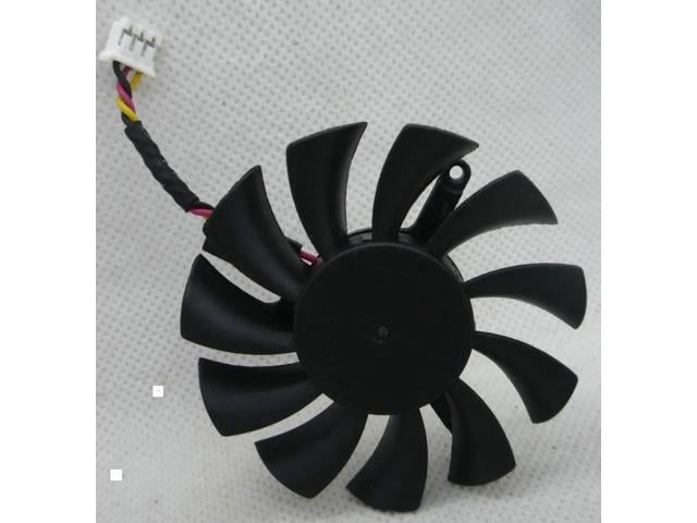 Fan for N440GT V5 graphics card, PLD06010S12L 55mm 12V 0.20A 3-wire, notebook computer fan, 6010M12F 3-wire, 2 pieces.