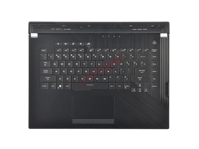 HP Replacement C-type shell with keyboard and touchpad for G531GV, G531GM, G531GT, and G512 series laptops.