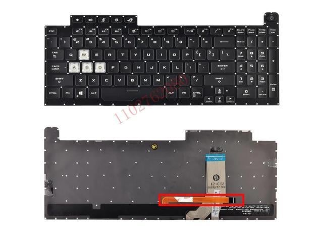 Keyboard for G712 S7D G732 G731/GT/GU/GV/GW G712L G712V G732L G732G G732GU Notebook Computers (US Standard) (Multi-color Backlight)