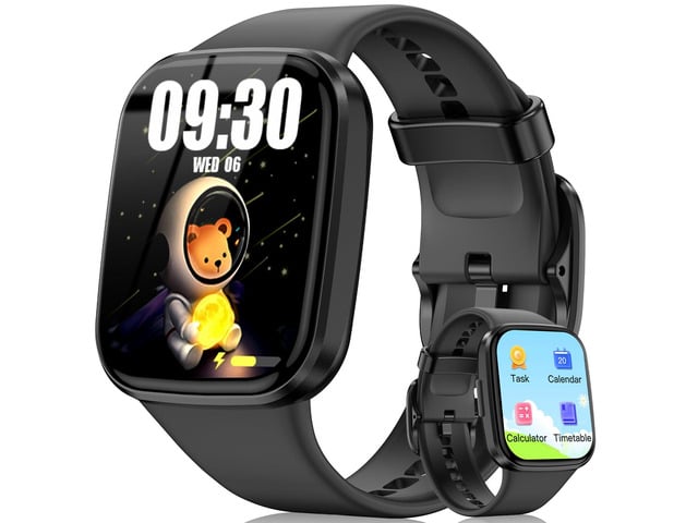 Smart Watch for Kids No APP/Phone Needed, HD Touch Screen Fitness Tracker with Heart Rate, Sleep Monitor, IP68 Waterproof Smartwatches with...