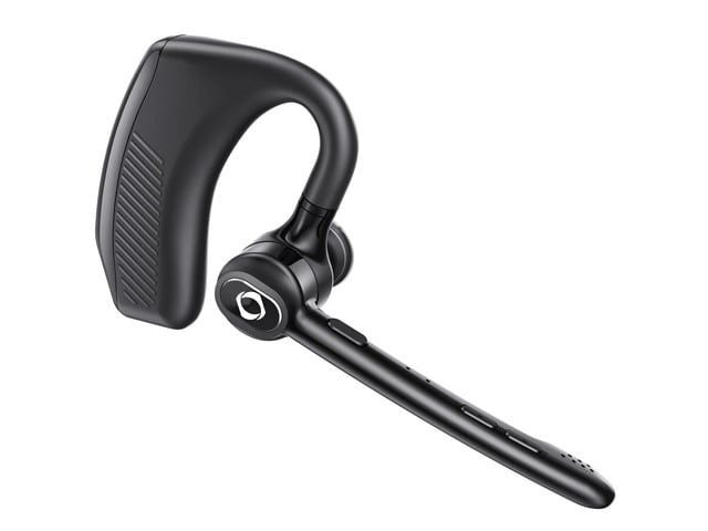 Wireless Headset Bluetooth Earpiece with Dual Noise Canceling Single Earbud
