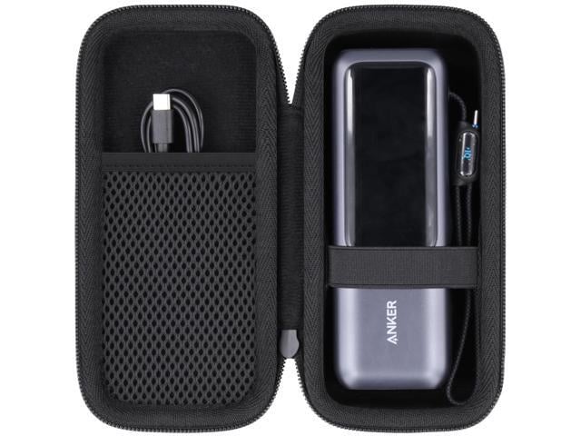 Hard Case for Anker 25,000mAh Laptop 25K 165W Power Bank, Black Compatible with Zolo A1695, Mesh Accessory Pocket, Comfortable Wrist Strap, Cable...