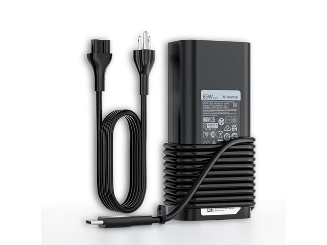 Dell Slim 65W 45W Watt USB Type C Charger Replacement for Dell Laptop Computer Latitude 5420 5430 5450 5440 5550 5520 7320 Inspiron 14 7425 16 7620...