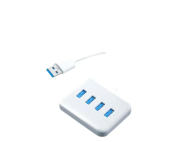 High-Speed 4-Port USB 3.0 Hub with Type-C Charging Adapter Cable Splitter for USB Disk HDD Writer Mouse Keyboard Extend Dock