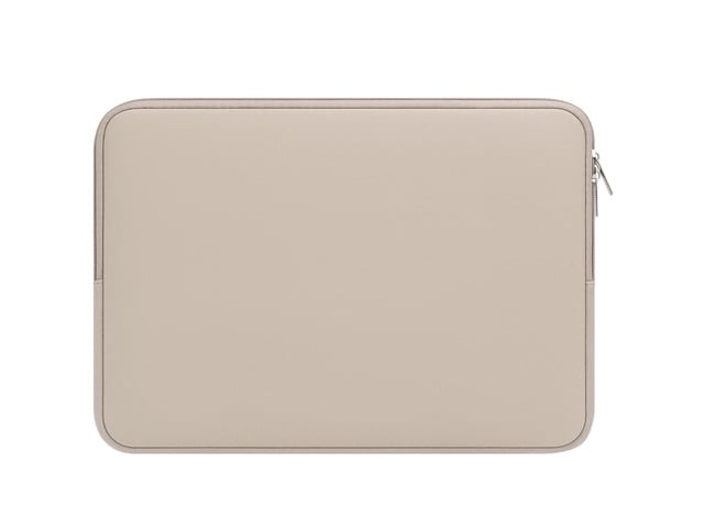 Soft Padded Zipper Protective Laptop Carrying Sleeve for 14' Notebooks, Chromebooks, Tablets & Ultrabooks,Khaki