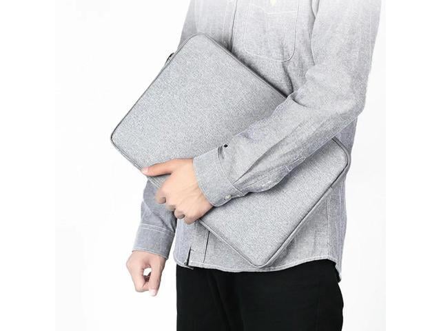15 Inch Laptop Bag Protective Pouch with Soft Lining Shock Resistant Anti Slip Dustproof Organizer for Notebook Computer Travel