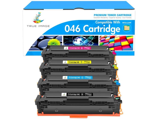 Canon 046 Toner Cartridge Set 046H MF733cdw for Canon 046 CRG-046 4 Pack Compatible for Canon Color ImageCLASS MF733Cdw MF731Cdw LBP654Cdw MF735Cdw...