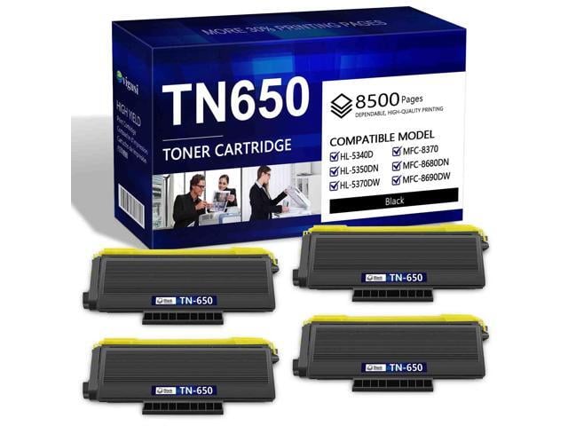Brother TN650 TN 650 TN620 High Yield Toner Cartridge Replacement for Brother TN650 for HL-5270DN HL-5280DW MFC-8480DN MFC-8660DN MFC-8670DN DCP-8065DN...