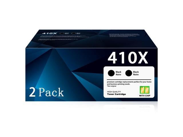 HP 410X Black Toner Cartridges (2-Pack) Replacement for HP 410X High-Yield Toner Works with Color LaserJ Pro M452 Series Color LaserJ Pro MFP M377...