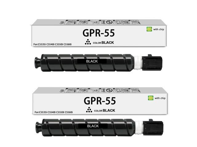 Canon GPR55 Black Toner Cartridge with Chip (0481C003) Compatible with Canon GPR-55 Toner Black imageRUNNER Advance C5535 C5535I C5540 C5540I C5550...