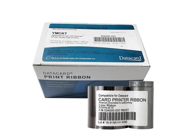 534000-003 Color Ribbon for DATACARD SP35 SP55 SP75 Plus Printer YMCKT 500 Images Genuine