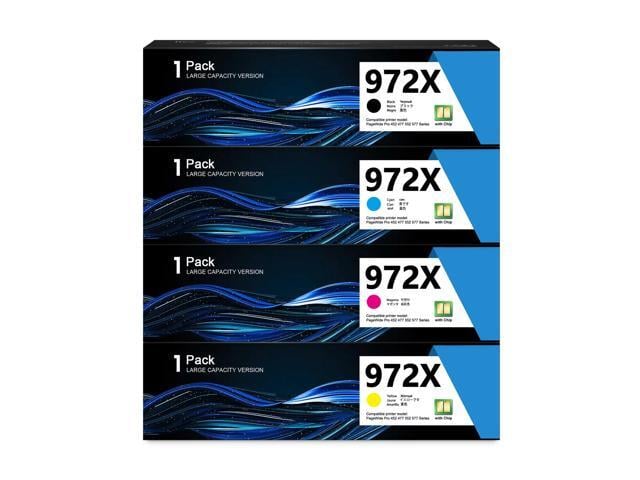HP 972X Ink Cartridges High Yield for PageWide Pro 452dn 452dw 452dwt 477dn 477dw 477dwt 552dw 577dw 577z Printer Ink Replacement for HP972X Ink...