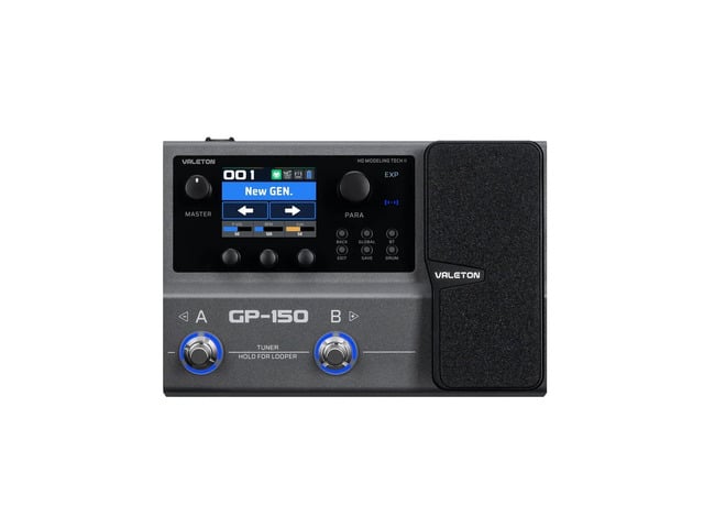 GP150 Guitar Multi Effects Processor with Expression Pedal HD NAM Modeling Pedal 200+ Effects IR Loader 6in/4out USB Audio Interface Bluetooth MIDI...