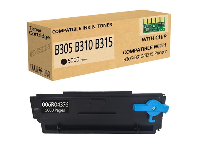 B310 B315 B305 Black Toner Cartridge with Chip 5000 Pages Compatible with Xerox B305 B310 B315 Printer Replacement for Xerox 006R04376 006R04377...