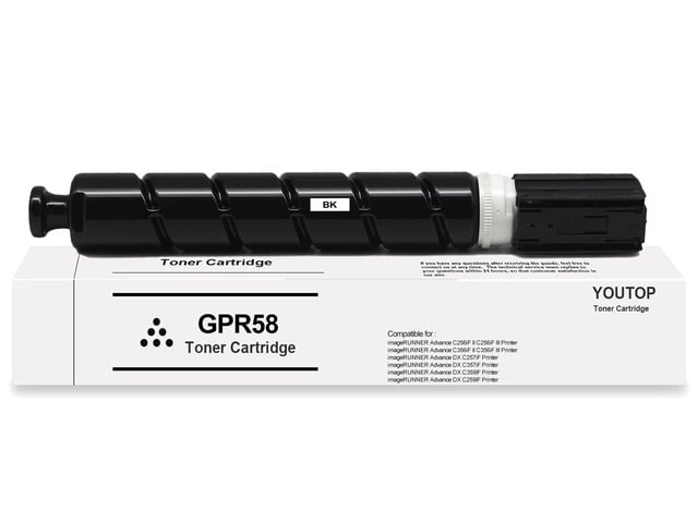 Canon GPR-58 GPR58 Black Toner Cartridge 2182C003AA Toner Compatible for Canon ImageRUNNER Advance C256iF C256iF C356iF C356iF DX C257iF DX C357iF DX...