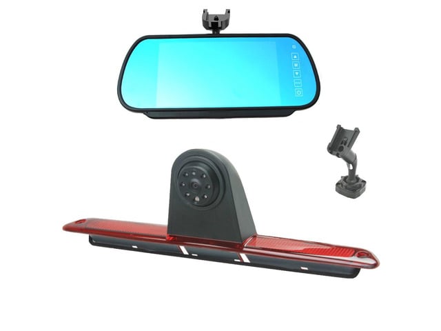 Sprinter Brake Light Backup Camera System Compatible for Transporter Sprinter W906 2007-2018/Crafter Truck Vans 2007-2016 (with 7 inch Monitor)