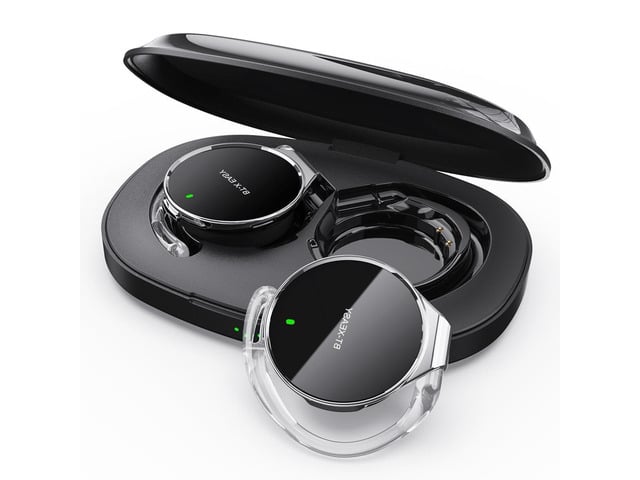 Open Ear Headphones Bluetooth 5.4, Sport On Ear Headphones Wireless, Water-Drop Shaped Noise Cancelling Clip On Headset Bluetooth with Long Battery...