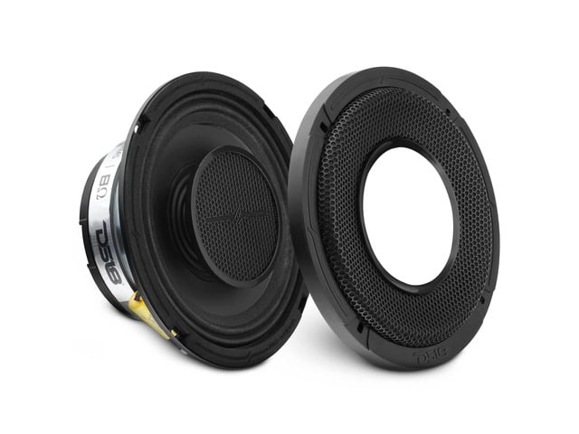 PRO-HY6MSL 6.5' Shallow Hybrid Mid-Range Car Audio Loudspeaker with Built-in Driver and Grill Included 300W Max 150W RMS 8 Ohms (1 Speaker)