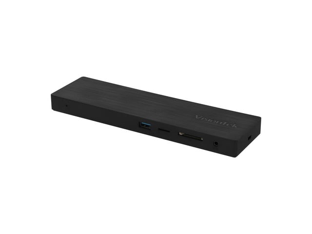 VT2510 Triple Monitor Docking Station MST USB-C 100W for Windows Triple Display via HDMI/2x DP, 100W PD, Windows MST Driverless Plug & Play,...