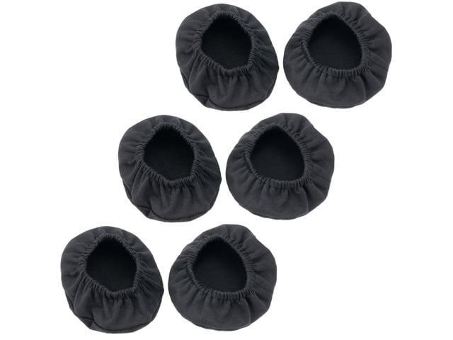 3PCS AHACC-001 Cotton Washable Double Knit Cloth Ear Cover for Aviation, Racing, Gaming, Hunting, Safety Style Headsets (Sold in Pairs)