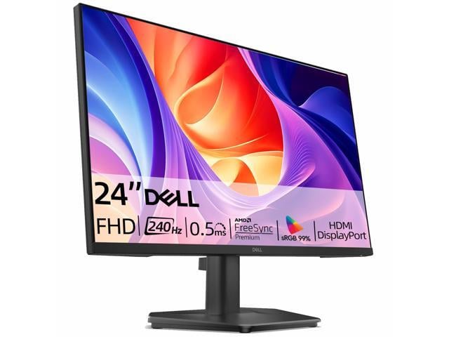 AMD 24 Inch Gaming Monitor, 240Hz, FHD 1080p IPS Display, 0.5ms GTG, AMD FreeSync Premium, HDR10, 99% sRGB, Low Blue Light, Flicker-Free, HDMI,...