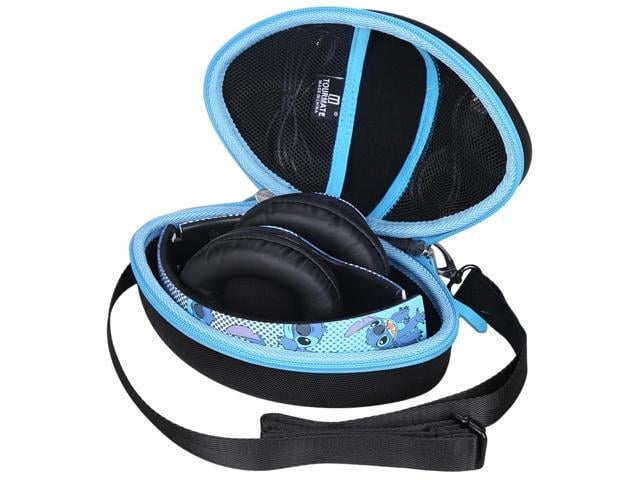 Hard Storage Case for iJoy Bluetooth Headphones,Travel Case for Wireless Foldable Headset - (Only Box) (Black & Blue)