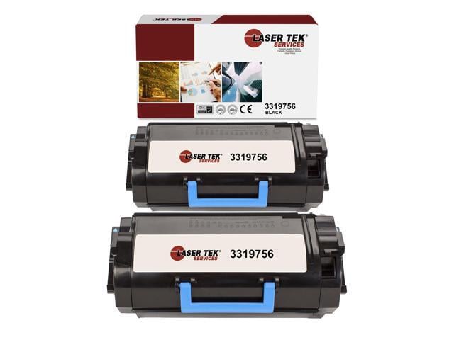 Laser Tek Services B5460 Compatible Black Toner Cartridge 3319756 2PK