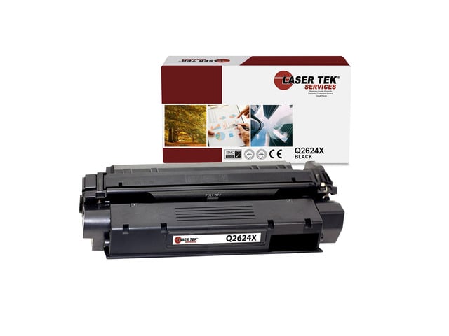HP Laser Tek Services 24X Compatible Black Toner Cartridge for HP Q2624X