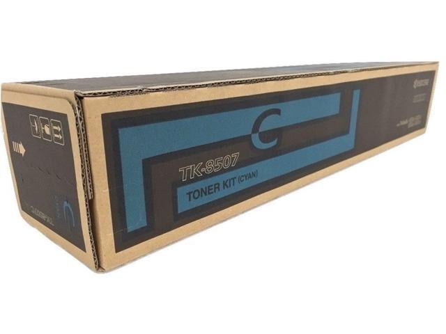 Cyan Toner Cartridge for Kyocera TK-8507C TASKalfa 4550ci, TASKalfa 4551ci, TASKalfa 5550ci, TASKalfa 5551ci, Genuine Kyocera Brand