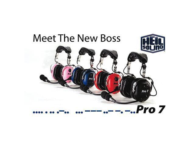 PS 7 Blue Headset boom mic