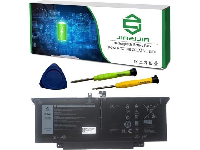 Dell JHT2H Laptop Battery Replacement for Dell Latitude 7310 7410 2-in-1 Series Notebook 04V5X2 4V5X2 07CXN6 7CXN6 7.6V 52Wh 6500mAh
