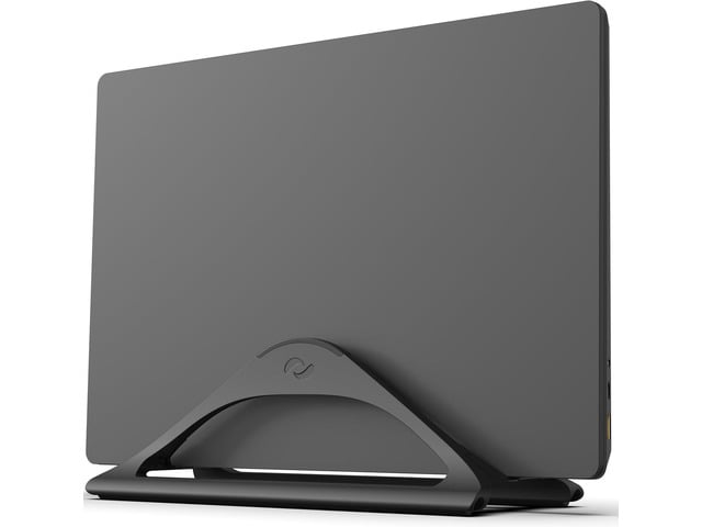 Apple HumanCentric Vertical Laptop Stand for Desks in Matte Black, Upright Adjustable Holder to Dock Apple MacBook, MacBook Pro, and Other Laptops to...
