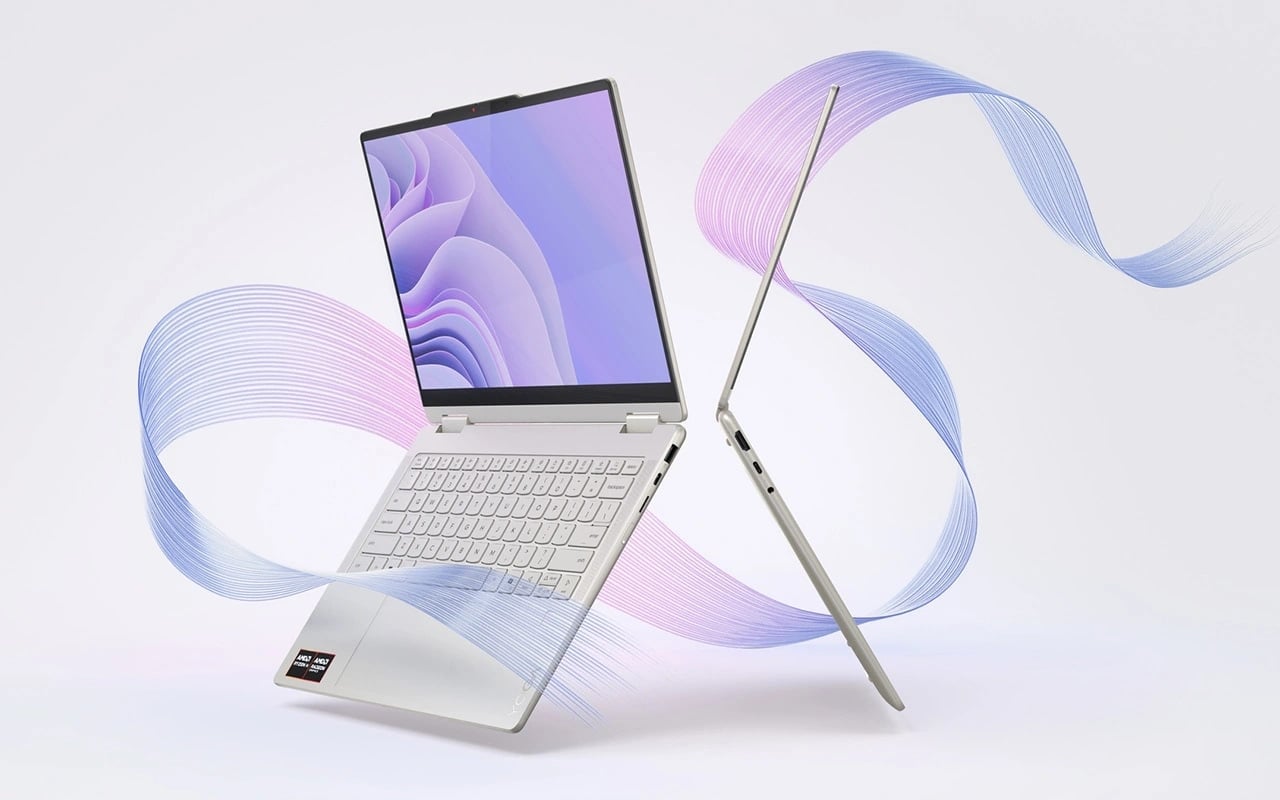 Lenovo Yoga 7 2-en-1 Gen 10 (14" AMD) con Lápiz Óptico Procesador AMD Ryzen™ AI 7 350 (2,00 GHz hasta 5,00 GHz)/Windows 11 Home 64/1 TB SSD M.2 2242 P